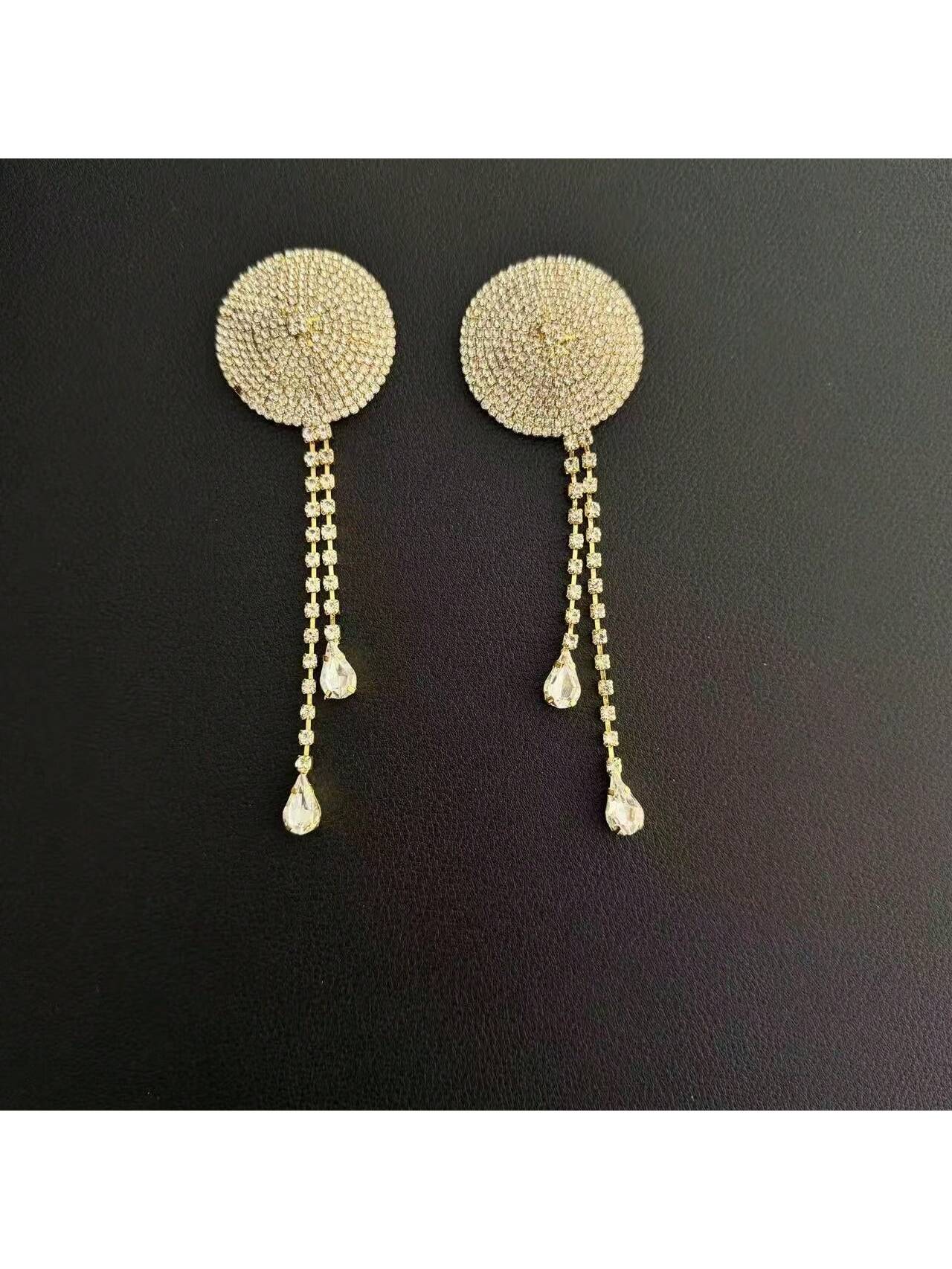 Body Jewelry Rhinestone - Strass sexy, cristais artificiais com borla
