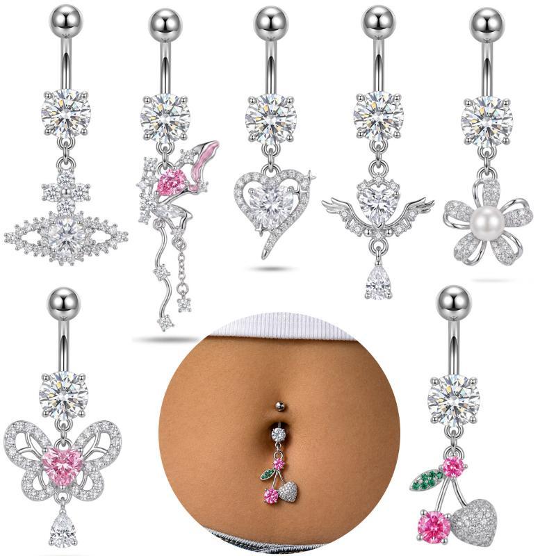 Body Jewelry Surgical Steel - 1 peça de piercing de umbigo