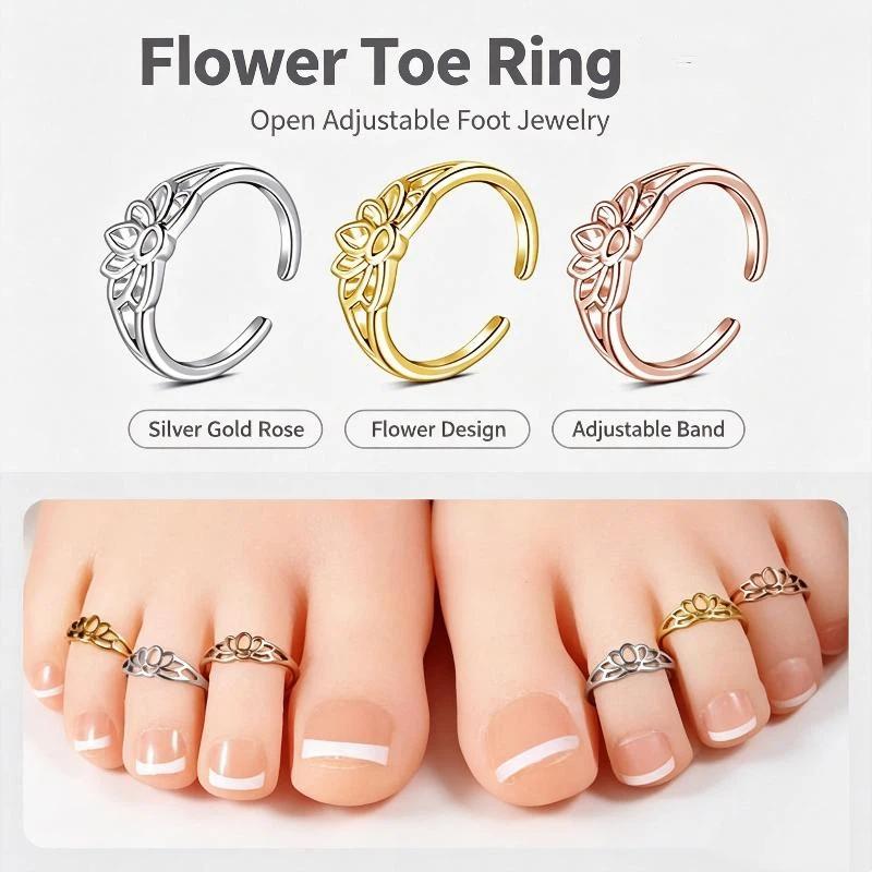 Body Jewelry Rings - Anel de Dedo do Pé Ajustável