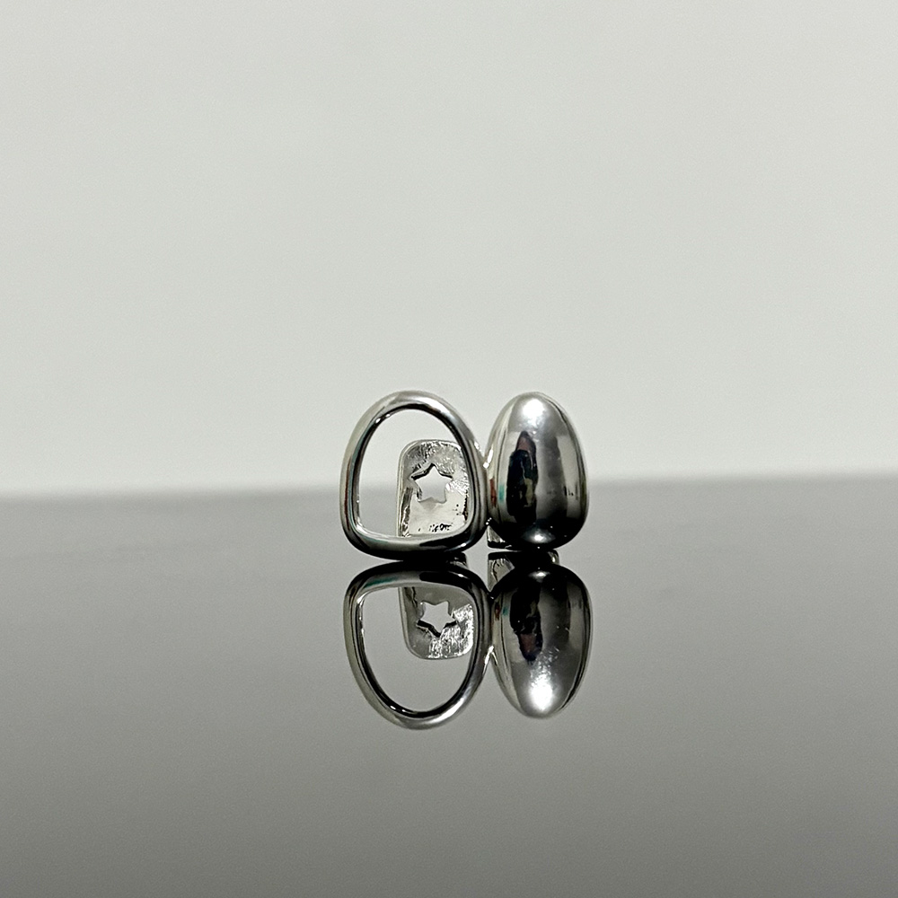 Body Jewelry Men - RACHELZ Hip Hop Misto Duplo Oco