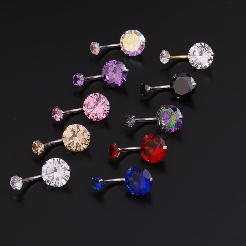 Body Jewelry For Sensitive Skin - Piercings de Umbigo 14G em Aço