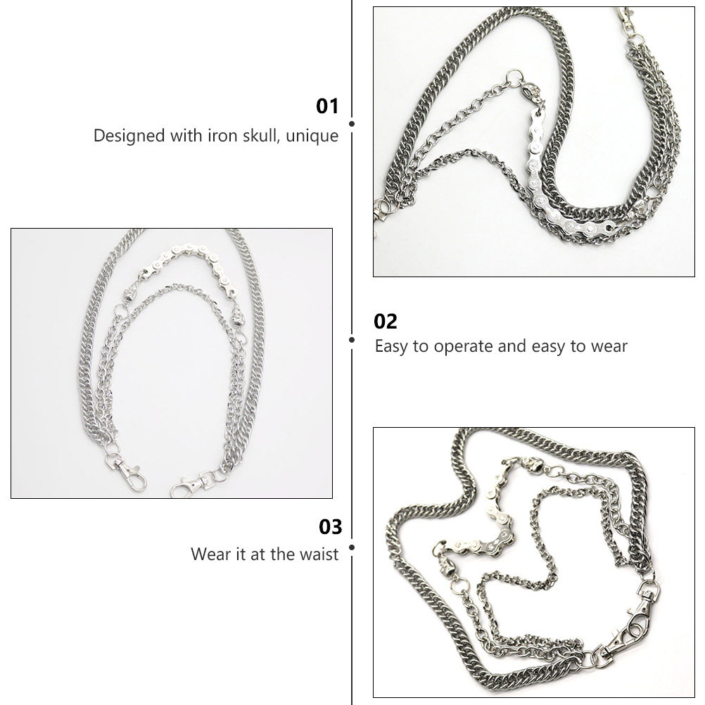 1 unidade de corrente de metal - Body Jewelry Men avaliação e preço