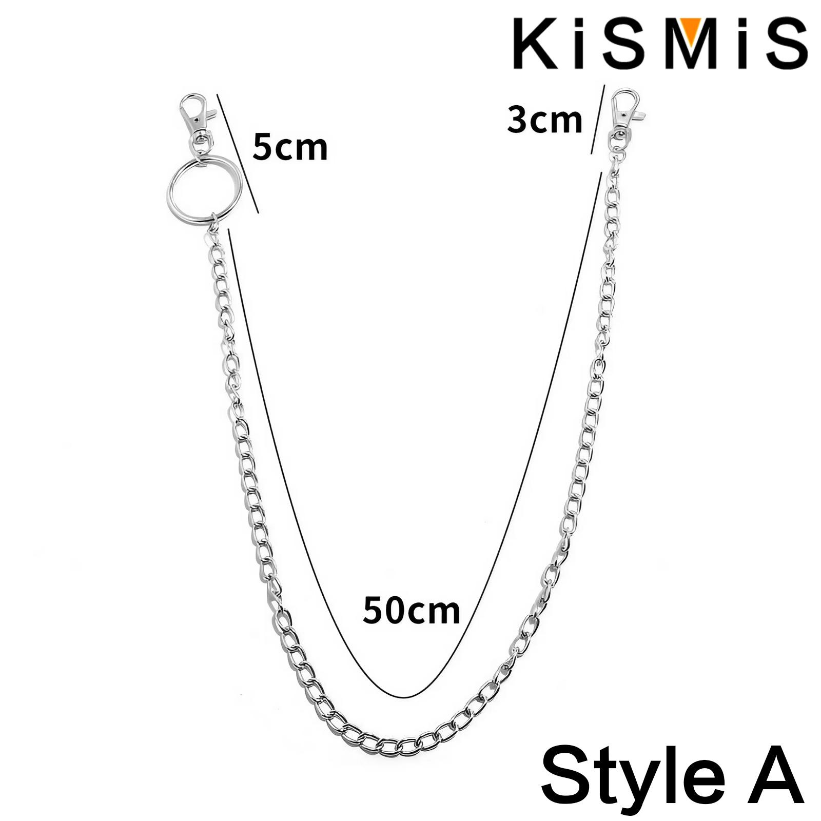 KISMIS 1PC Chaveiro Punk Stree - Body Jewelry Men avaliação e preço