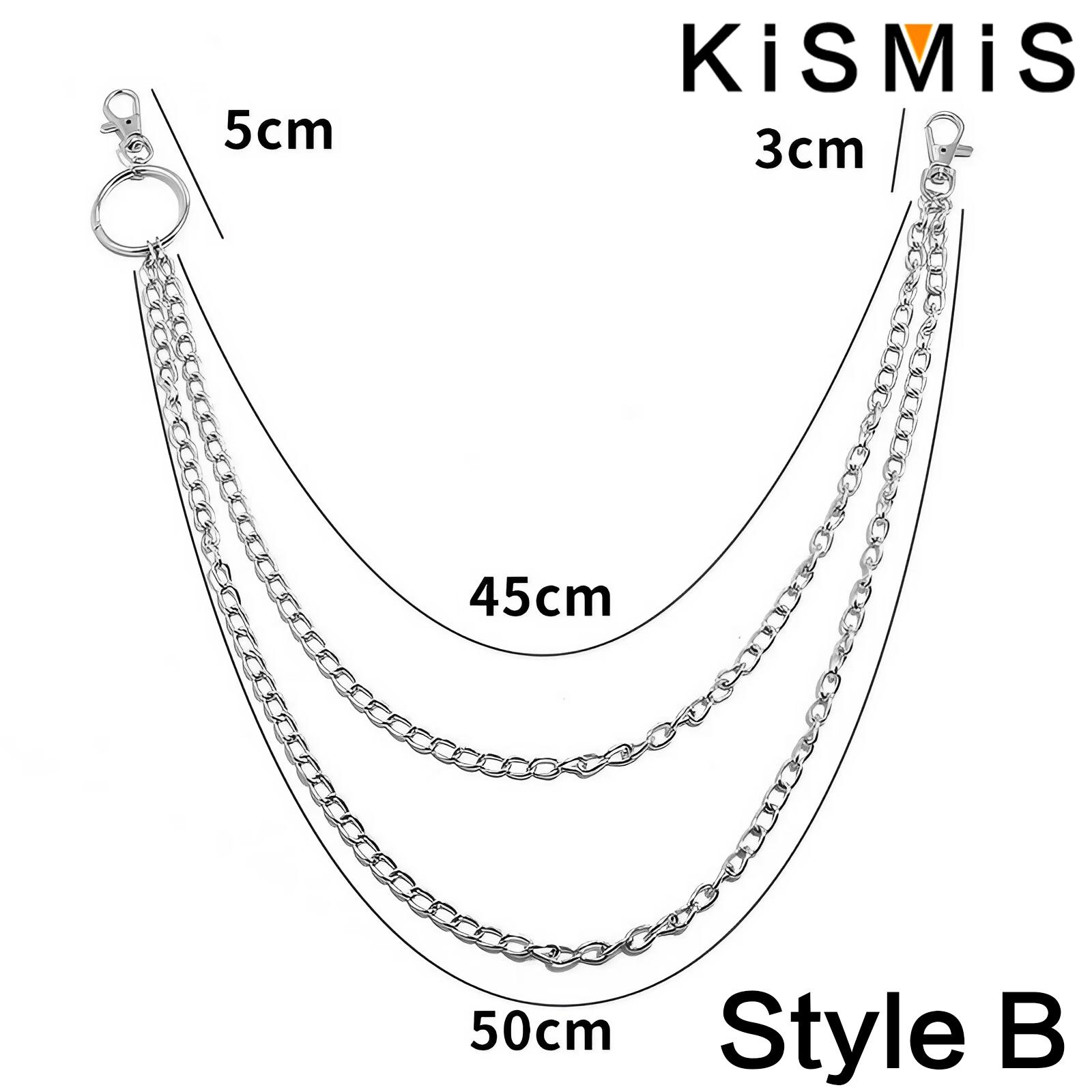 KISMIS 1PC Chaveiro Punk Stree - Body Jewelry Men avaliação e preço