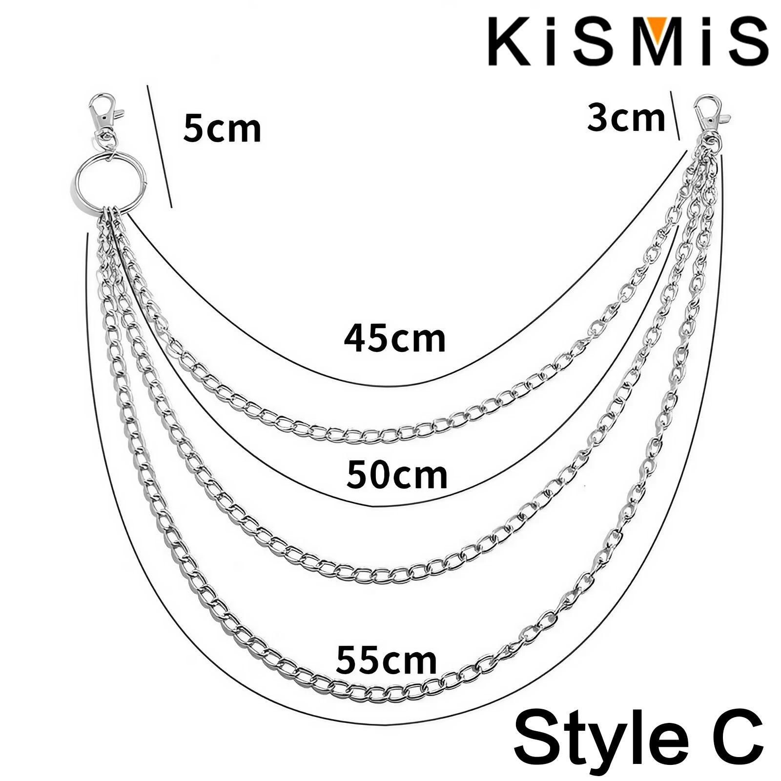KISMIS 1PC Chaveiro Punk Stree - Body Jewelry Men avaliação e preço