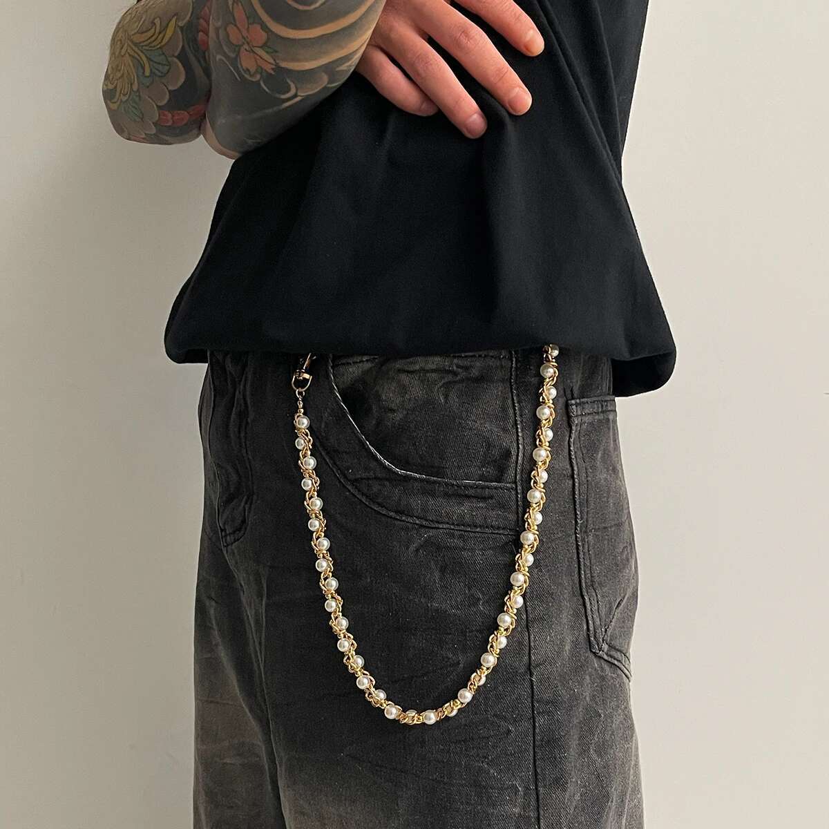 Ingemark punk imitação de péro - Body Jewelry Men avaliação e preço