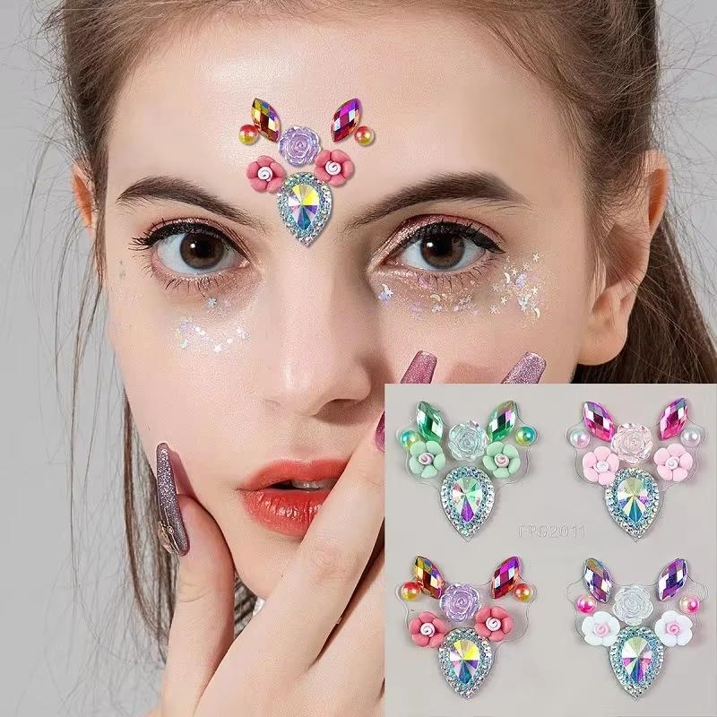 Adesivos de Strass 3D para Olh - Body Jewelry Stickers avaliação e preço