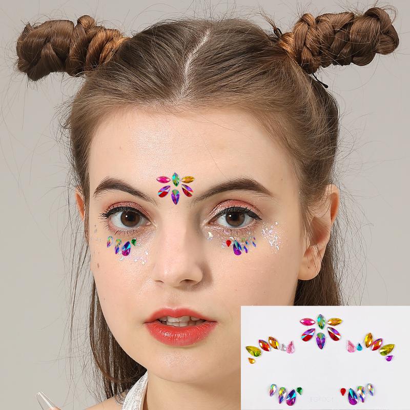 Adesivos de Strass 3D para Olh - Body Jewelry Stickers avaliação e preço