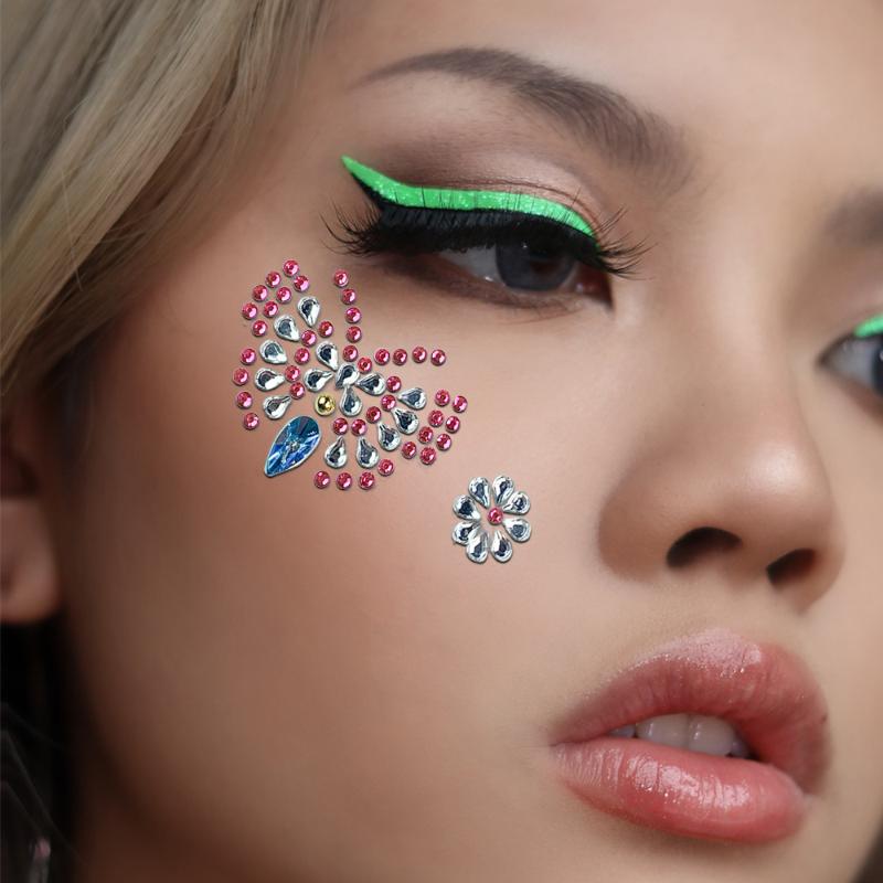 Adesivos de Strass 3D para Olh - Body Jewelry Stickers avaliação e preço