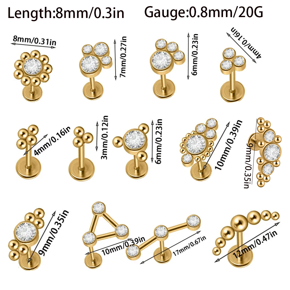 1 peça de aço inoxidável banha - Body Jewelry Ear Plugs avaliação e preço