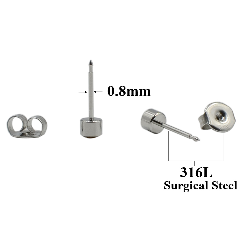 1 pçs mishu aço cirúrgico orel - Body Jewelry Ear Plugs avaliação e preço