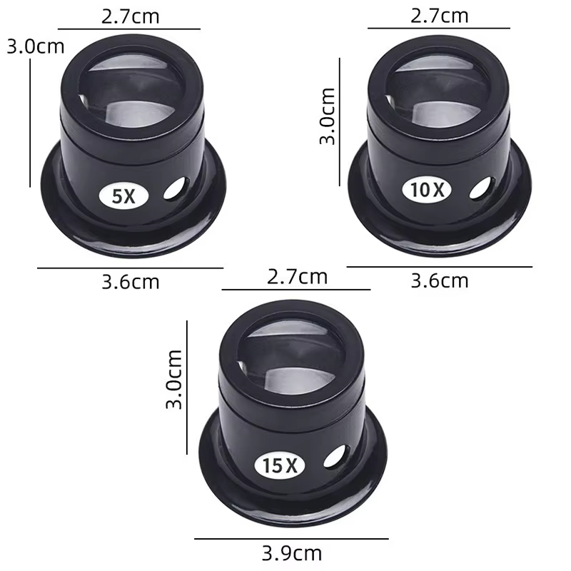 Conjunto de Lentes de Aumento  - Body Jewelry Websites avaliação e preço