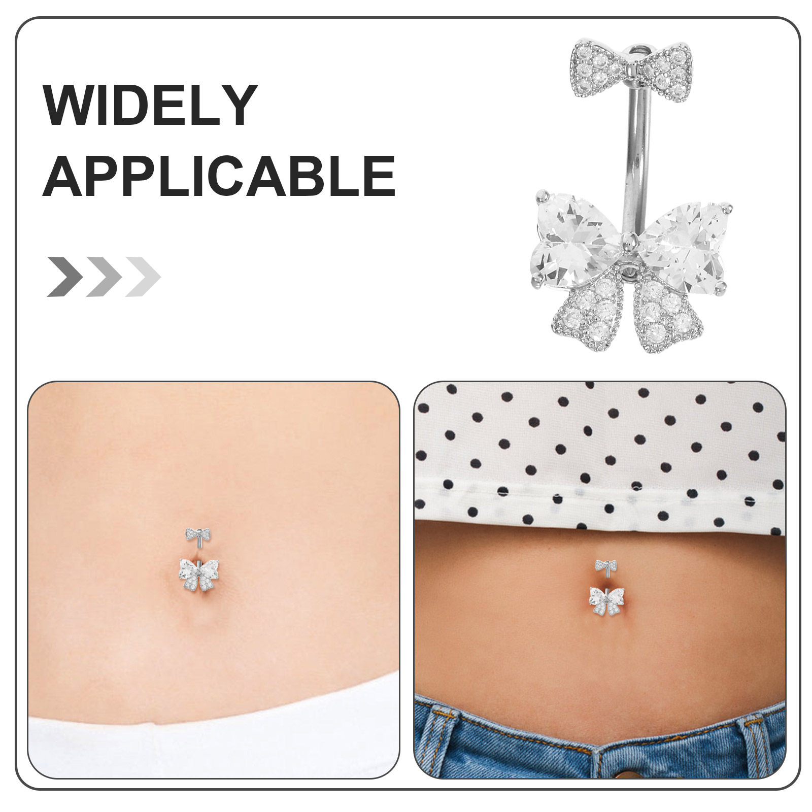 Argolas de Umbigo em Aço Inoxi - Body Jewelry For Sensitive Skin avaliação e preço