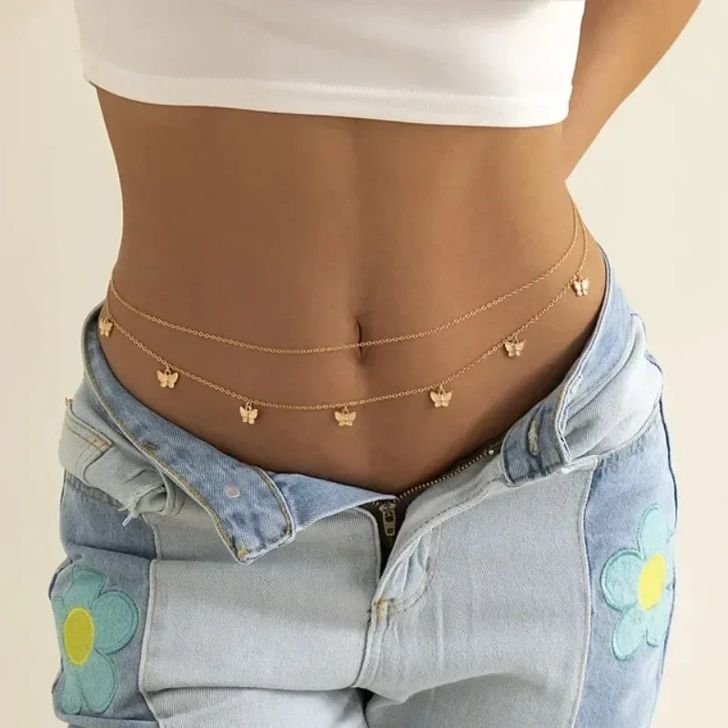 Novo charme sexy dupla camada  - Body Jewelry By The Chain Gang avaliação e preço