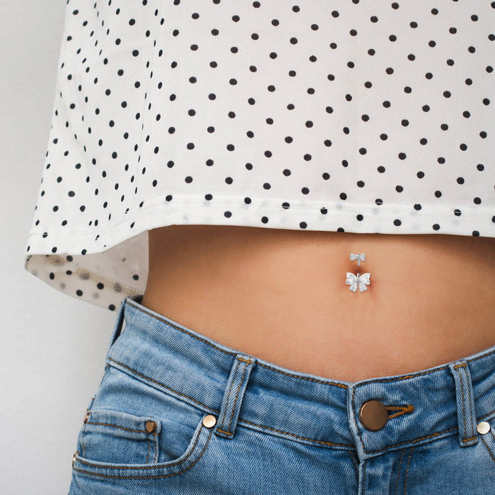 Anéis de Umbigo Femininos em A - Body Jewelry For Sensitive Skin avaliação e preço