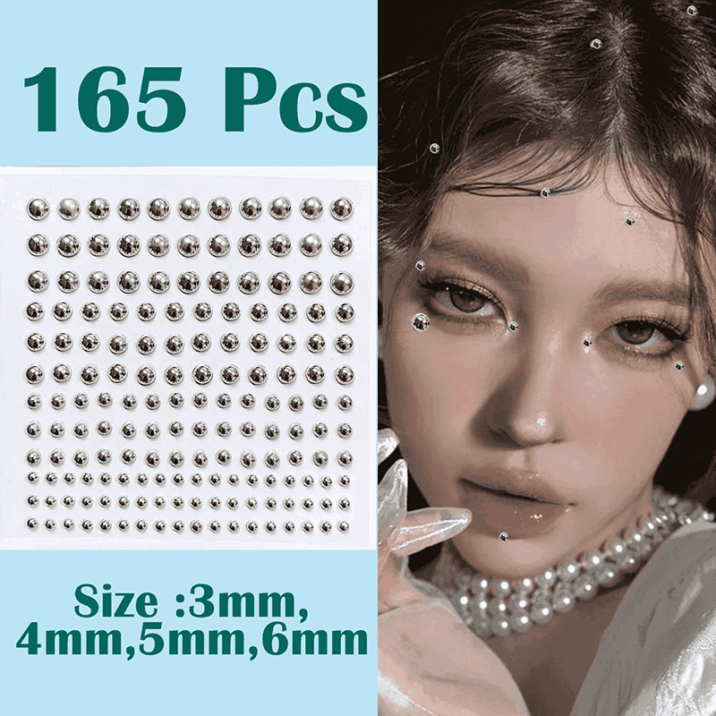 3d rosto olhos festa maquiagem - Body Jewelry Stickers avaliação e preço
