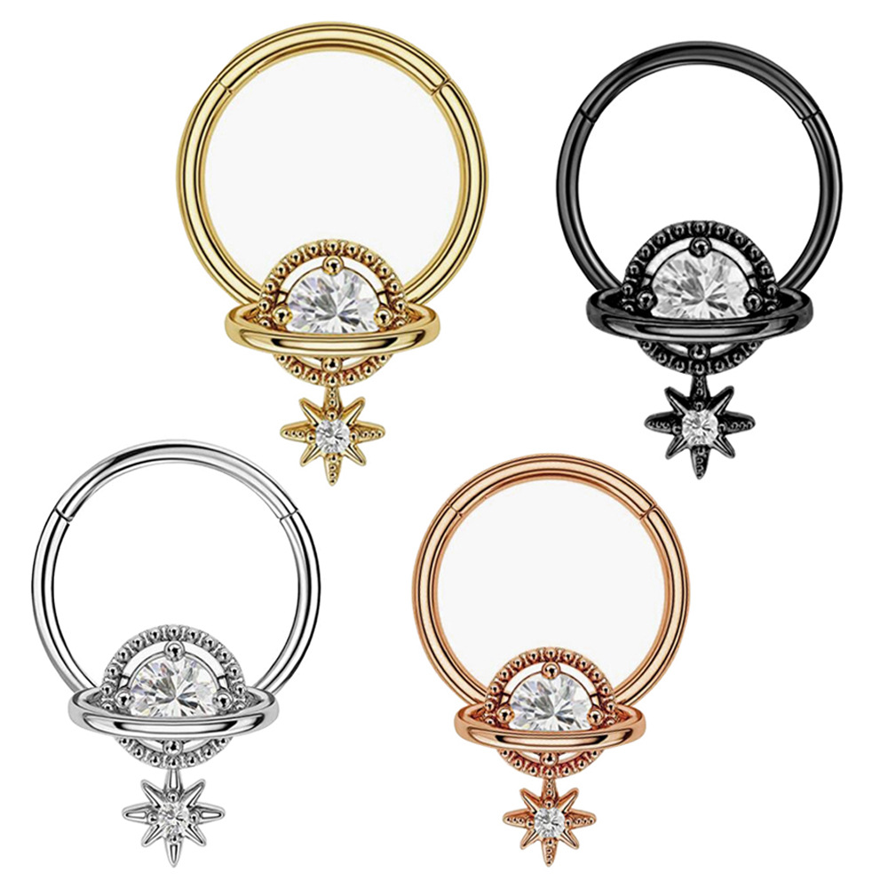 Piercings de Septo e Hélice em - Body Jewelry Surgical Steel avaliação e preço
