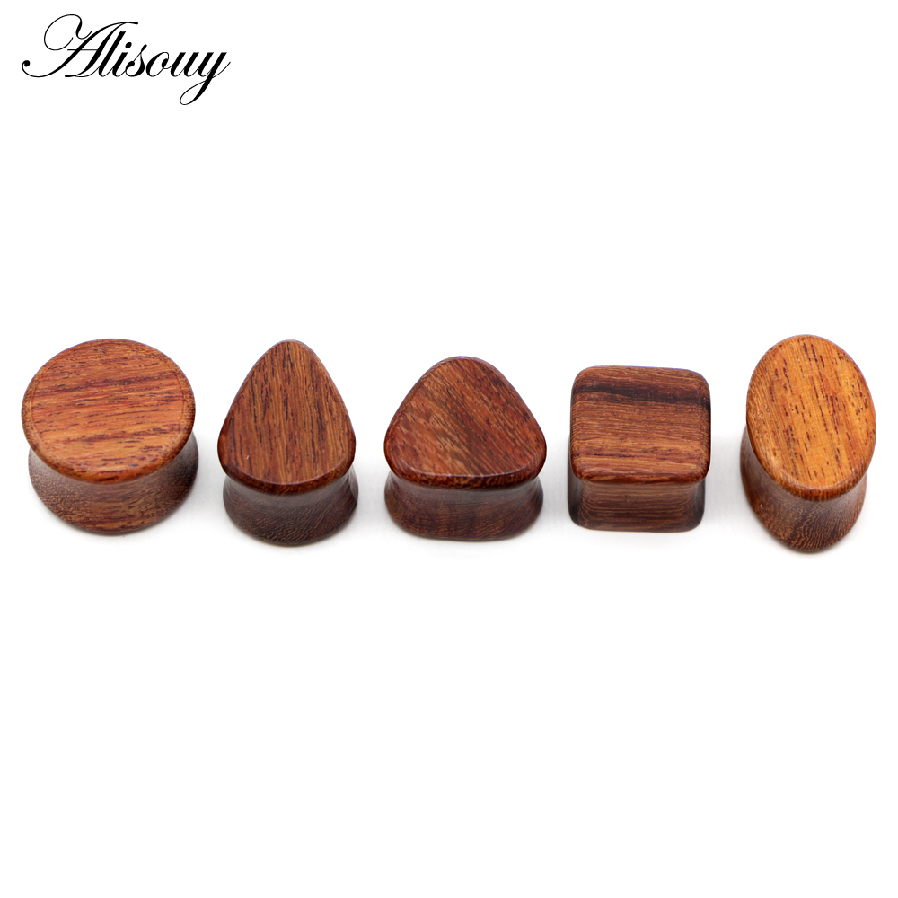 Alisouy 2 peças punk natureza  - Body Jewelry Ear Gauges avaliação e preço