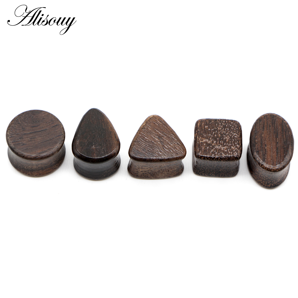 Alisouy 2 peças punk natureza  - Body Jewelry Ear Gauges avaliação e preço