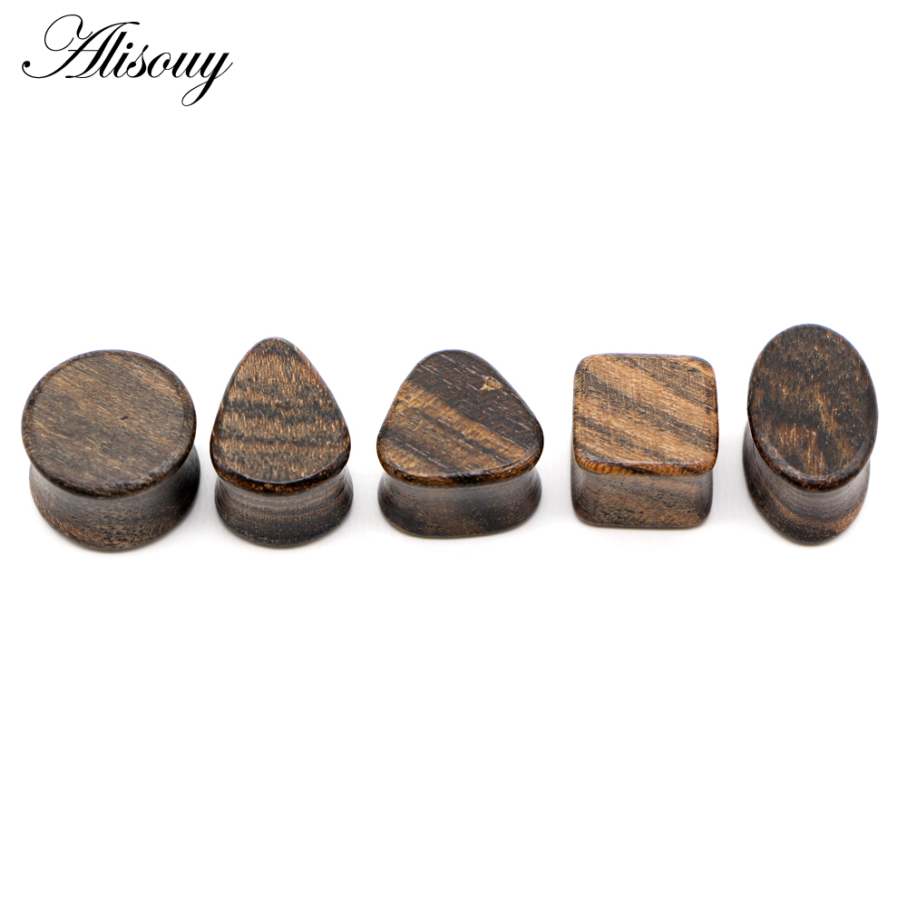 Alisouy 2 peças punk natureza  - Body Jewelry Ear Gauges avaliação e preço