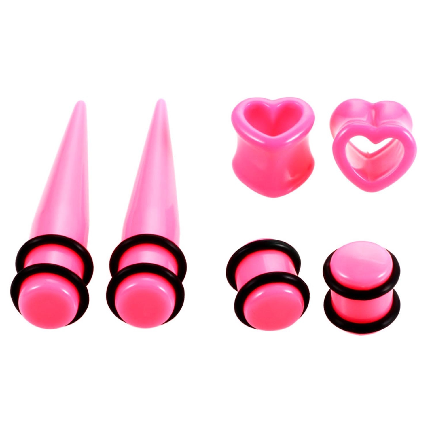 36 peças-54 peças 14g-00g tamp - Body Jewelry Ear Gauges avaliação e preço