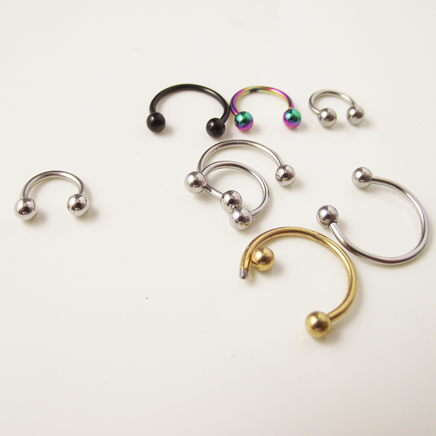 Bola de Orelha Ferradura, Anel - Body Jewelry Ear Plugs avaliação e preço