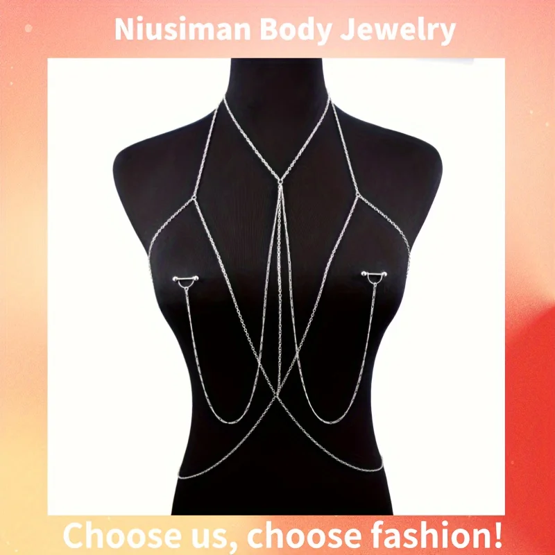 1 peça corrente corporal elega - Body Jewelry Rings avaliação e preço