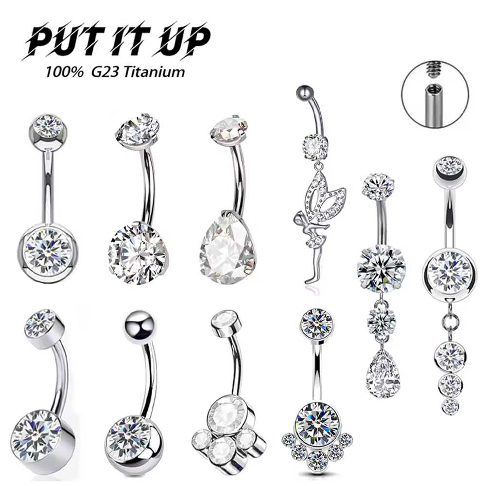 Piercing de Umbigo Hipoalergên - Body Jewelry For Sensitive Skin avaliação e preço