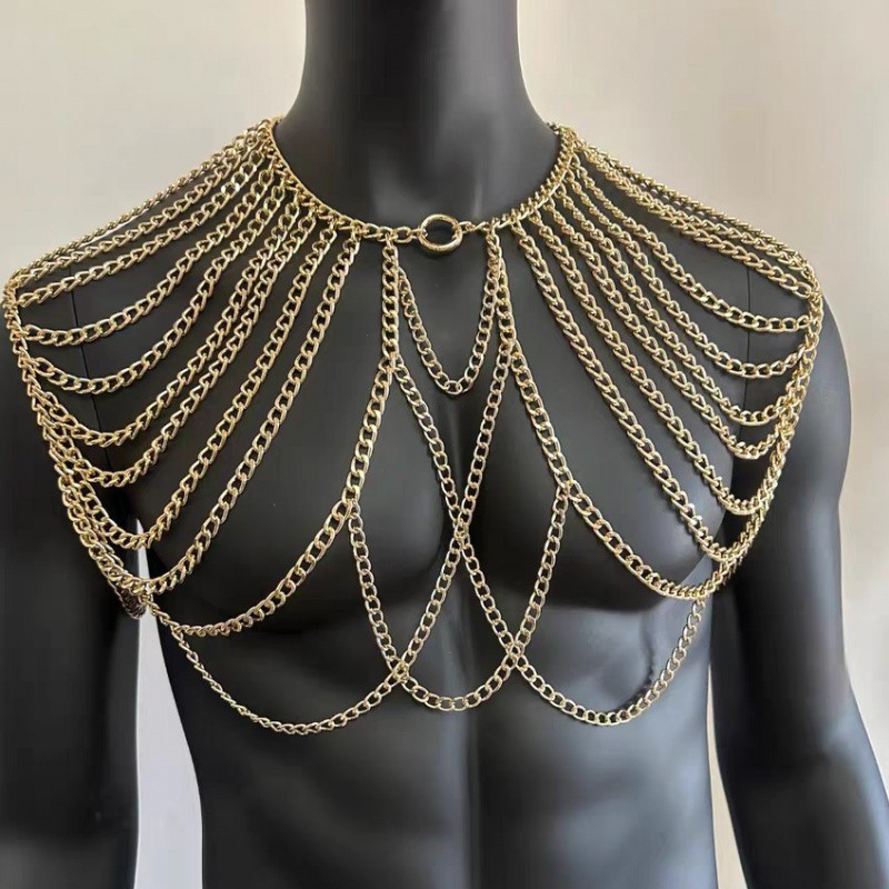 Corrente Corporal Masculina de - Body Jewelry Men avaliação e preço