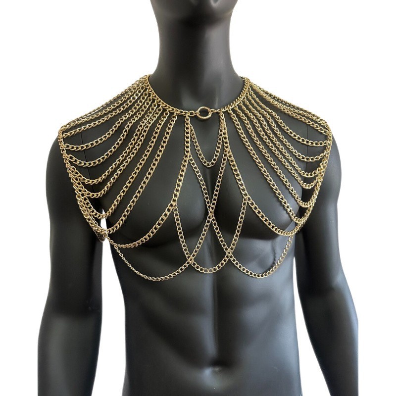 Corrente Corporal Masculina de - Body Jewelry Men avaliação e preço