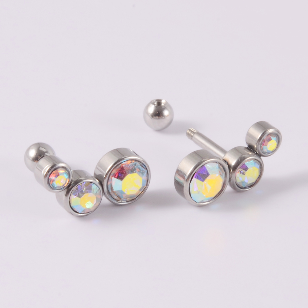 2 pçs 361 aço cirúrgico crista - Body Jewelry Surgical Steel avaliação e preço