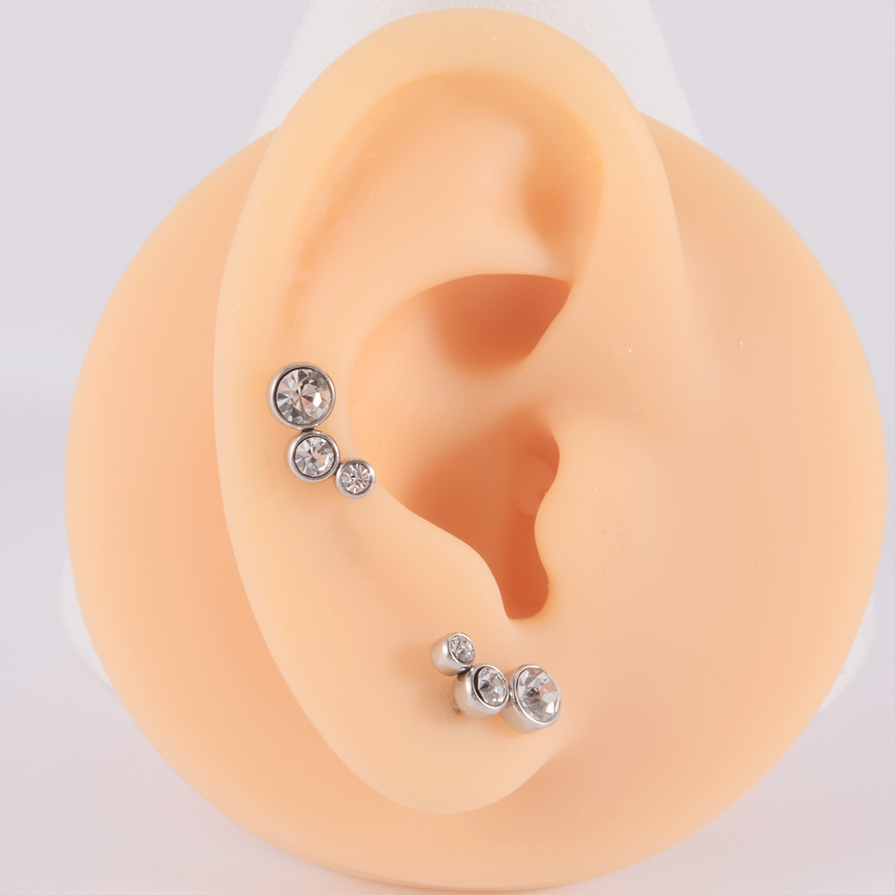 2 pçs 361 aço cirúrgico crista - Body Jewelry Surgical Steel avaliação e preço