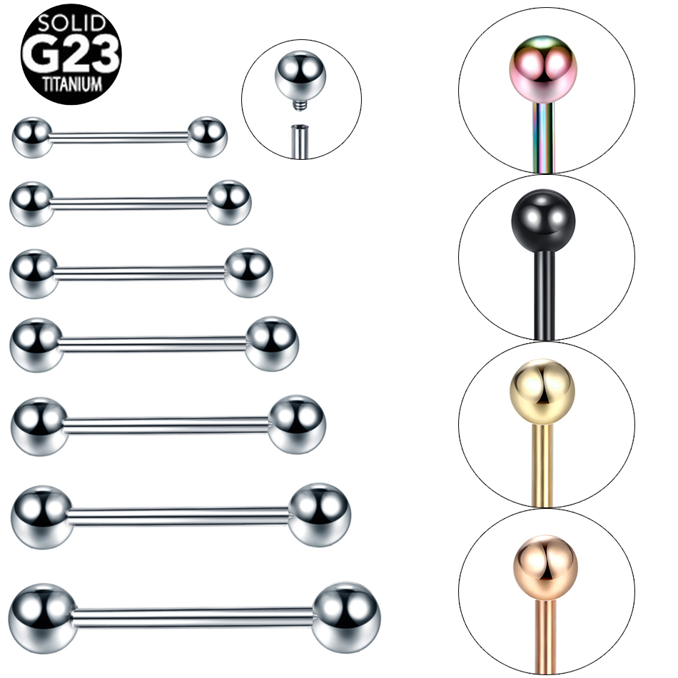 10 pçs/lote g23 titânio língua - Body Jewelry Ear Plugs avaliação e preço