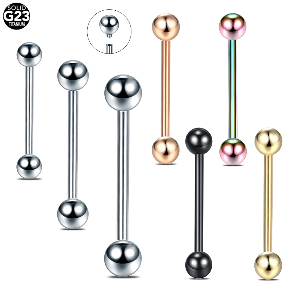 10 pçs/lote g23 titânio língua - Body Jewelry Ear Plugs avaliação e preço