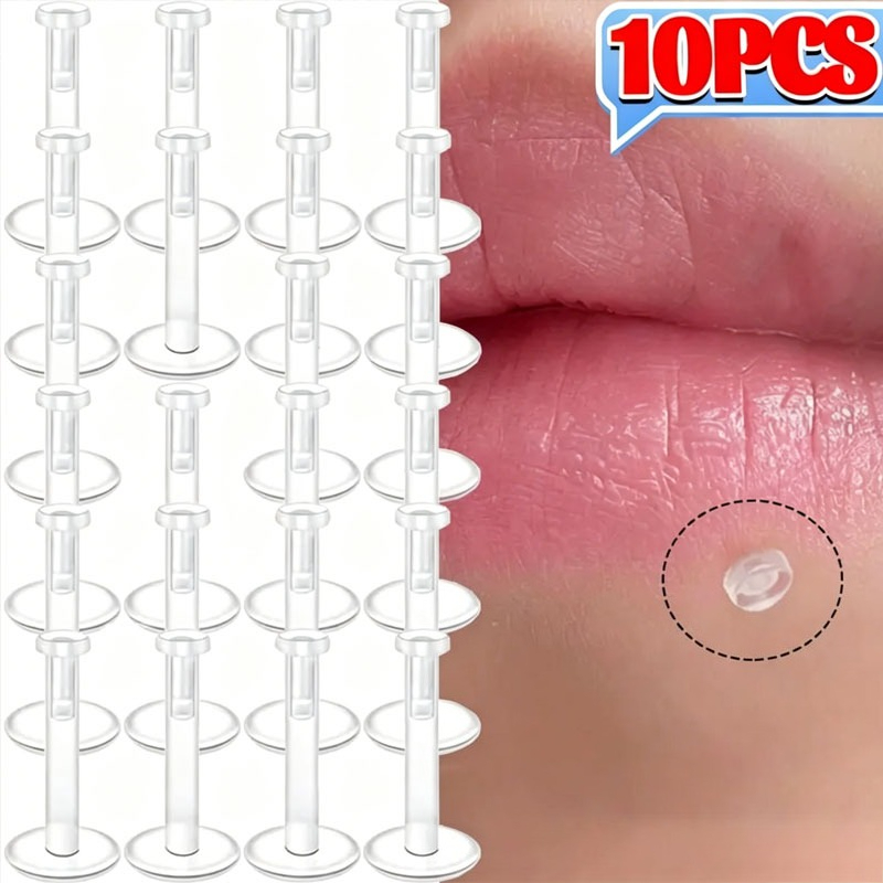 10 Peças de Hastes Acrílicas T - Body Jewelry Ear Gauges avaliação e preço