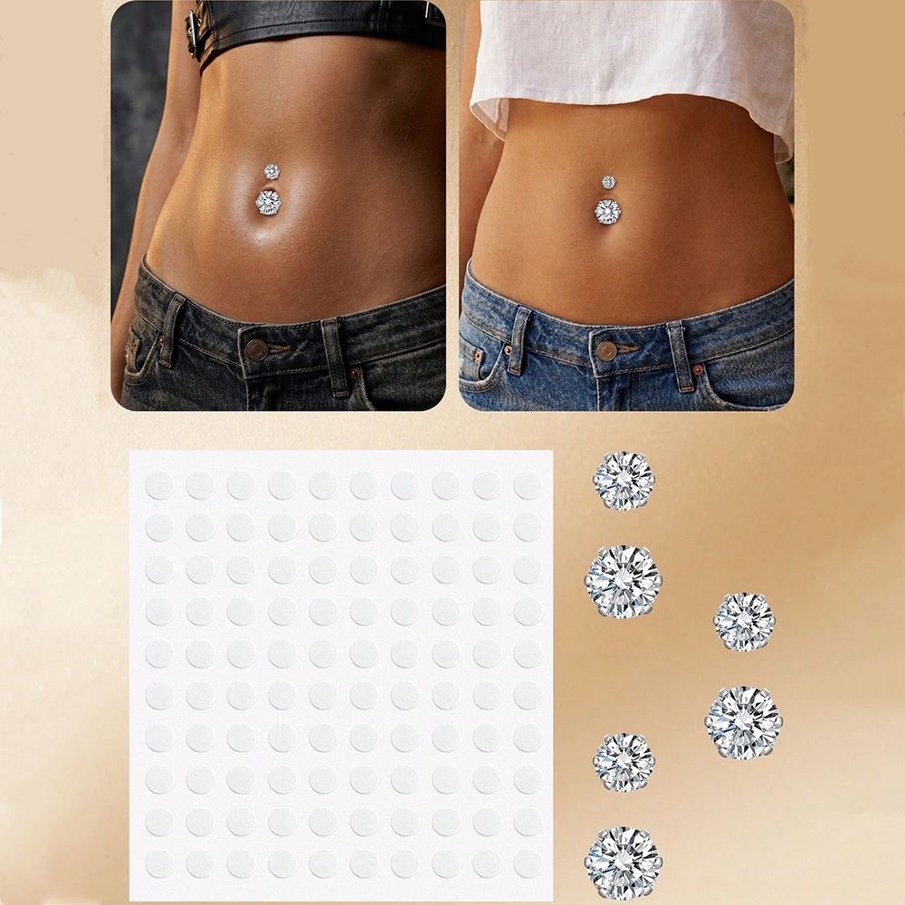 Piercing Falso para Umbigo com - Body Jewelry Rings avaliação e preço