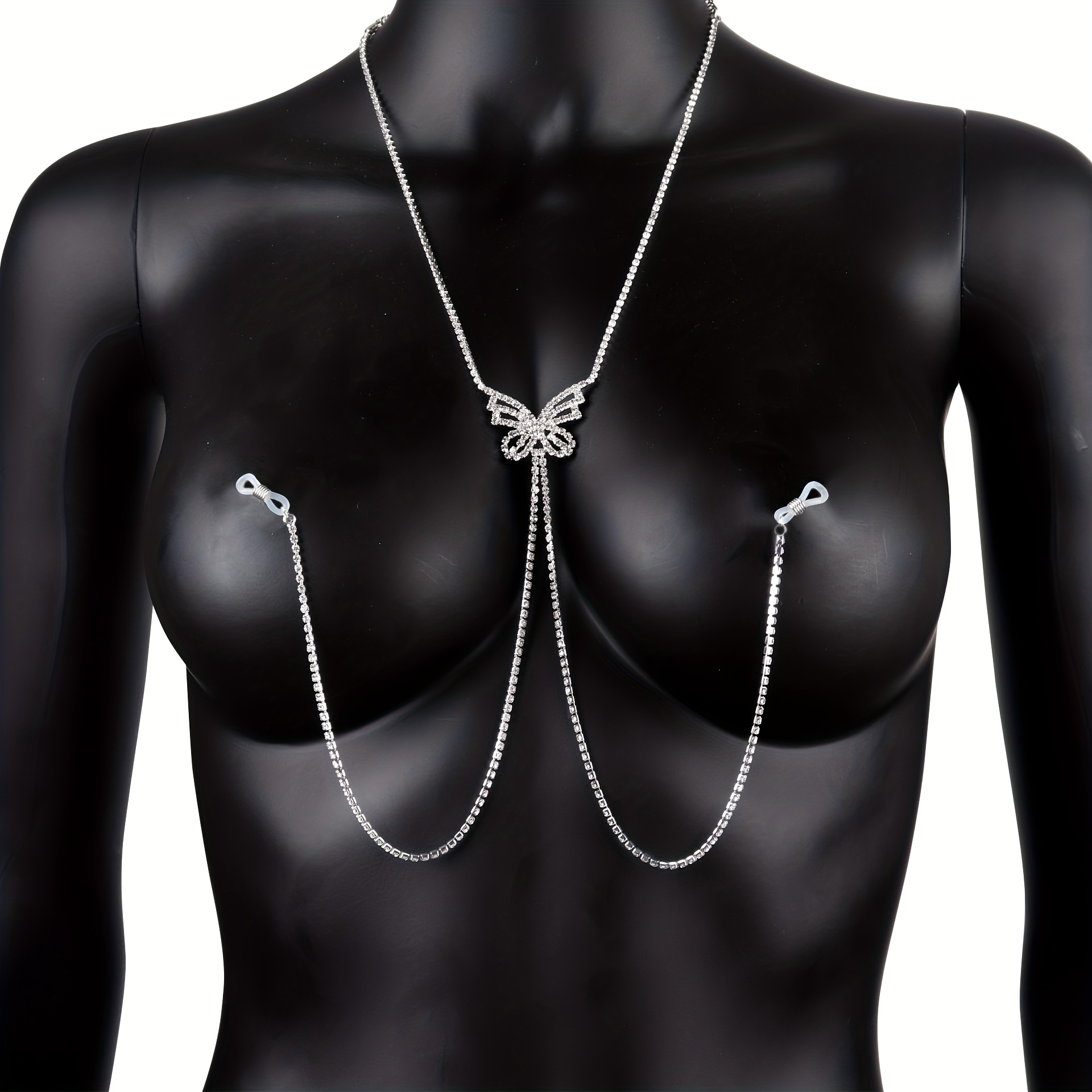 Borla Borla Mamilo Cadeia Para - Body Jewelry Rings avaliação e preço