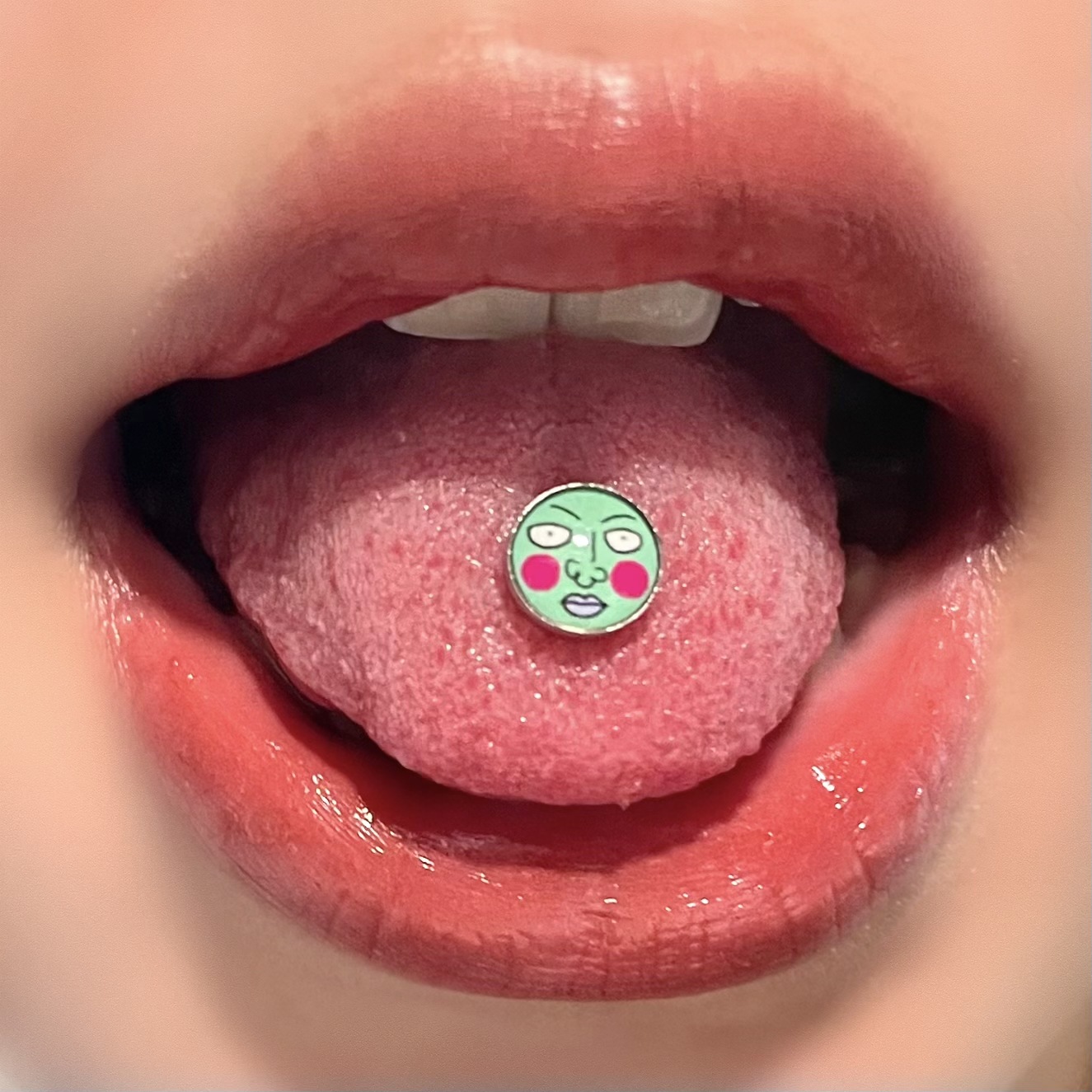 Anéis de língua de aço cirúrgi - Body Jewelry La avaliação e preço