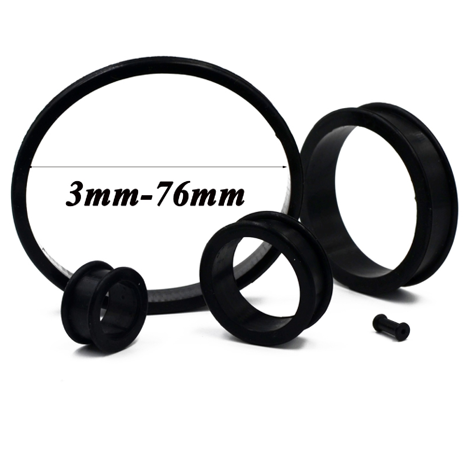 2pcs Supersize Flexível Silico - Body Jewelry Ear Gauges avaliação e preço