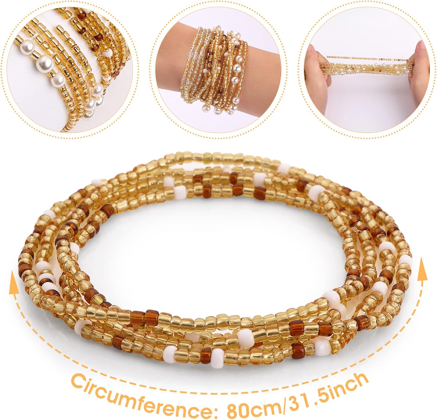 Conjunto de Correntes de Cintu - Body Jewelry By The Chain Gang avaliação e preço