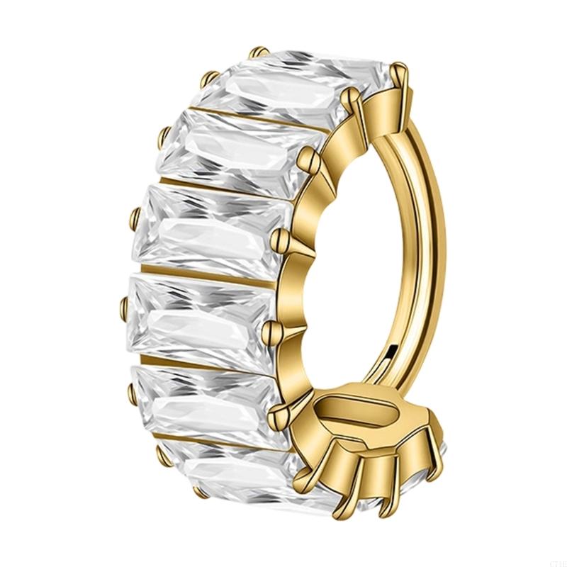 Brinco cartilagem zircônia qua - Body Jewelry For Sensitive Skin avaliação e preço