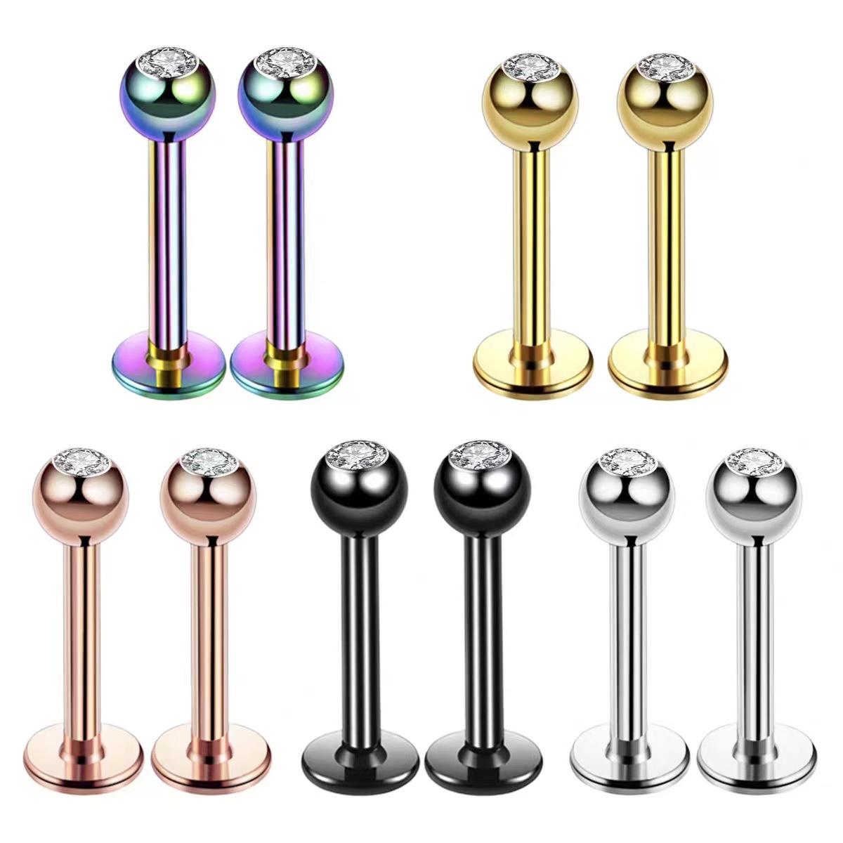 Piercing de Aço Cirúrgico 16G  - Body Jewelry Surgical Steel avaliação e preço