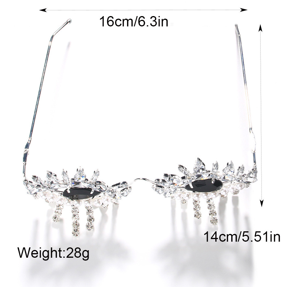 Stonefans-Tassel Óculos Quadro - Body Jewelry Online avaliação e preço