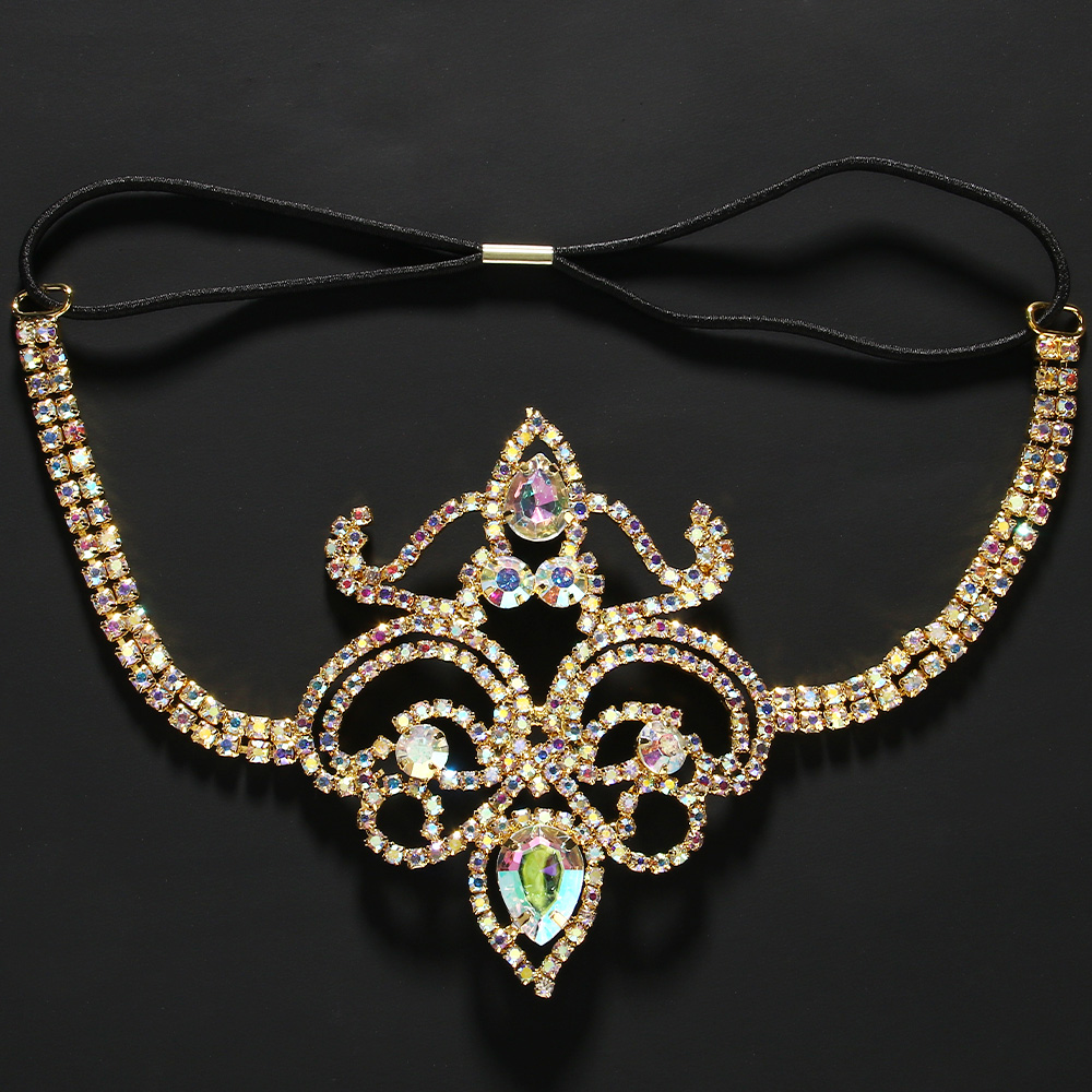 Elegante Boho Oco Coxa Cadeia  - Body Jewelry Rhinestone avaliação e preço
