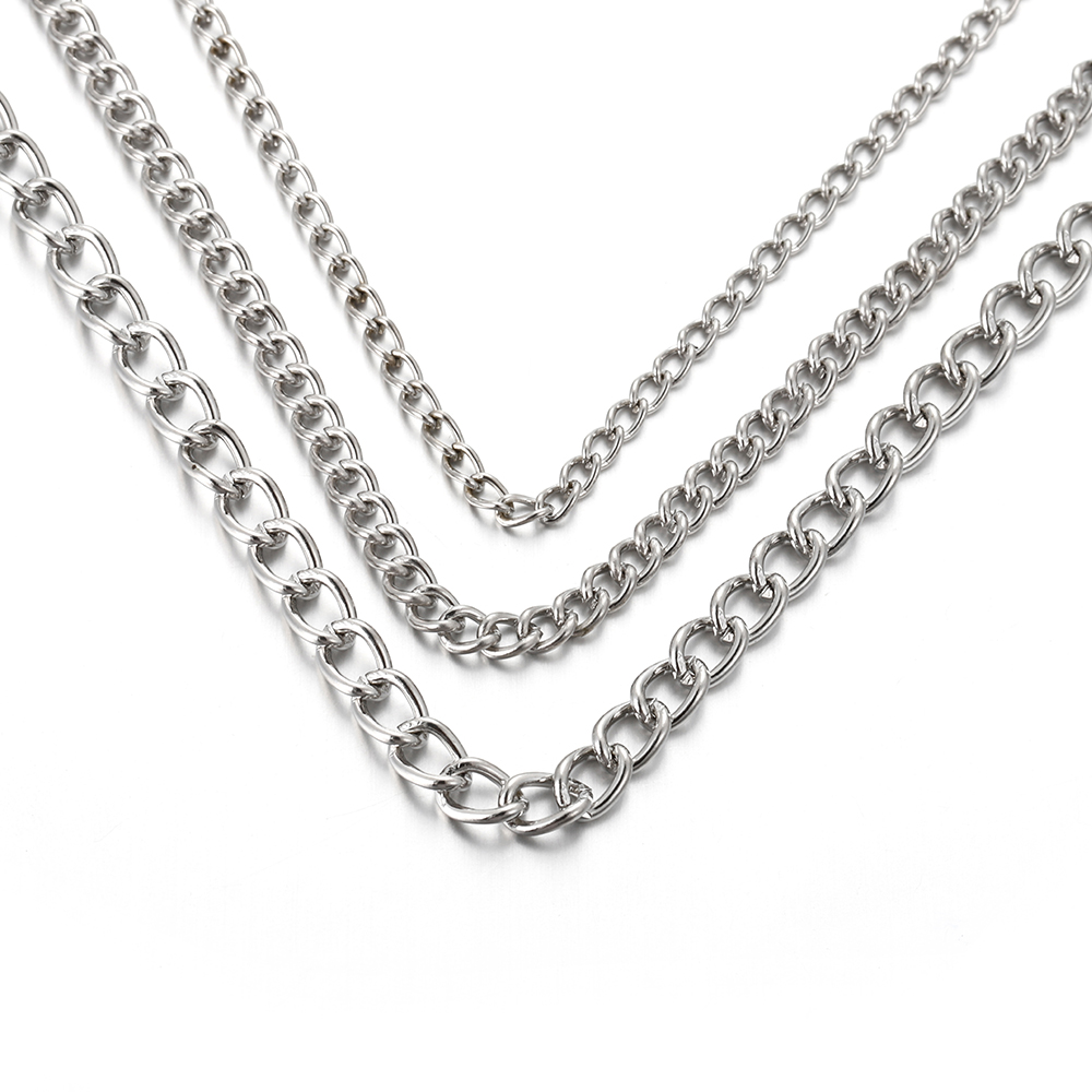 Corrente Fina de Metal Oval Pl - Body Jewels avaliação e preço