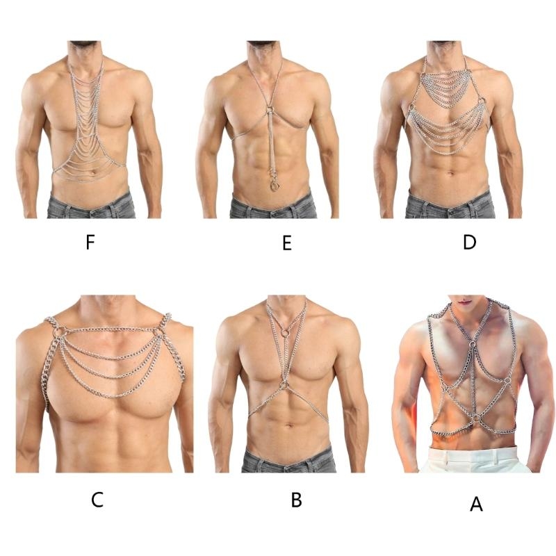 Y5gc arnês cadeia corporal pun - Body Jewelry Men avaliação e preço