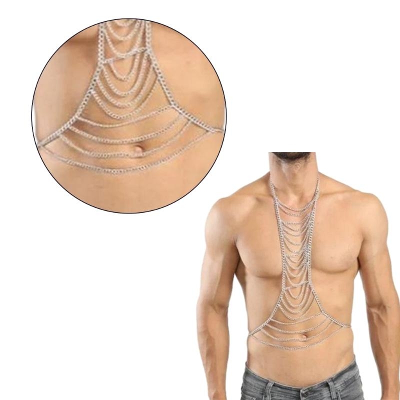Y5gc arnês cadeia corporal pun - Body Jewelry Men avaliação e preço