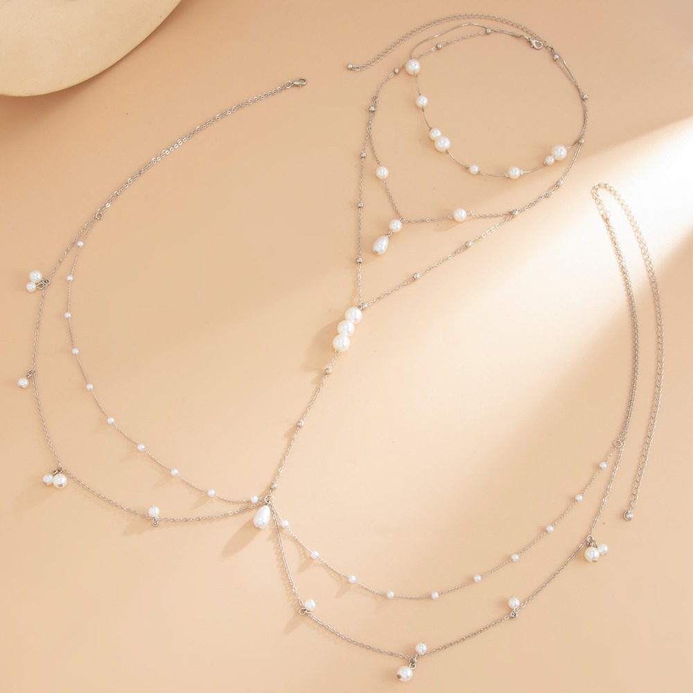 Colar de Pérolas de Imitação M - Body Jewelry By The Chain Gang avaliação e preço