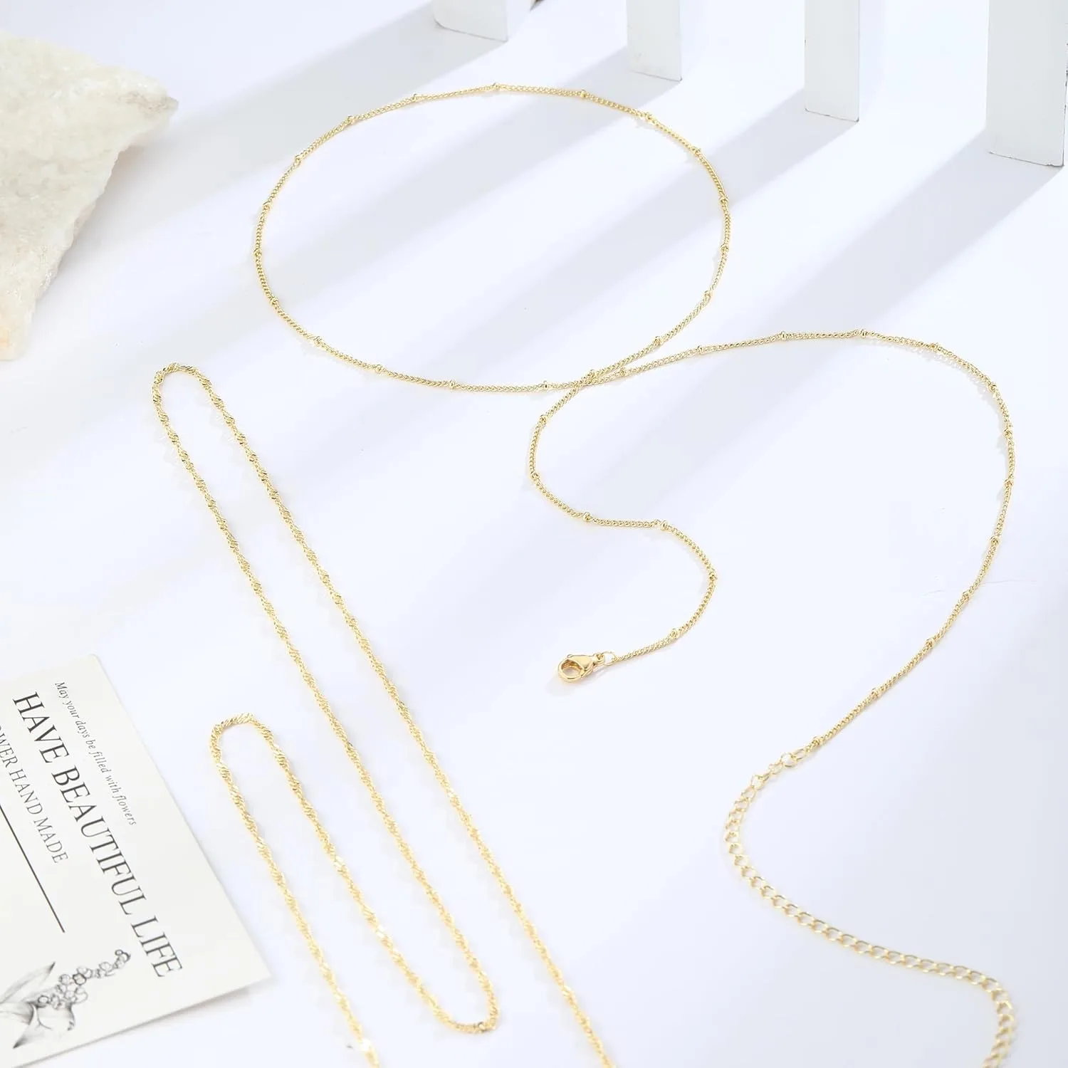 14k banhado a ouro 26-33 Poleg - Body Jewelry By The Chain Gang avaliação e preço