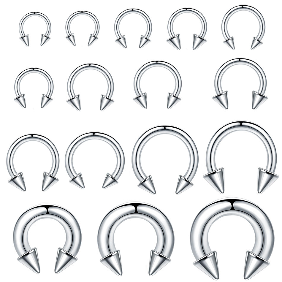 Anel de ferradura de tamanho g - Body Jewelry Ear Gauges avaliação e preço